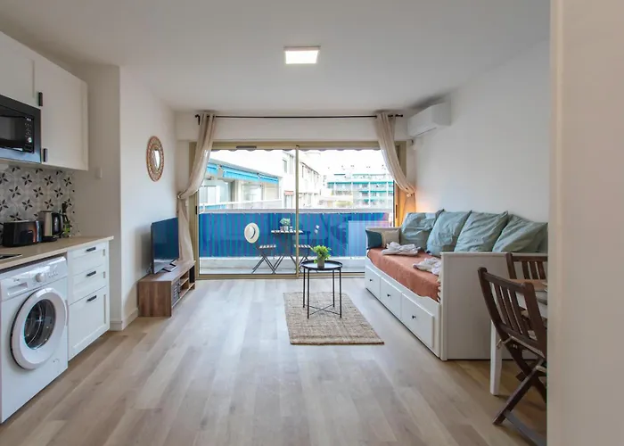 A1 - Centre 5 Min To Sea - Ac & Balcony 昂蒂布